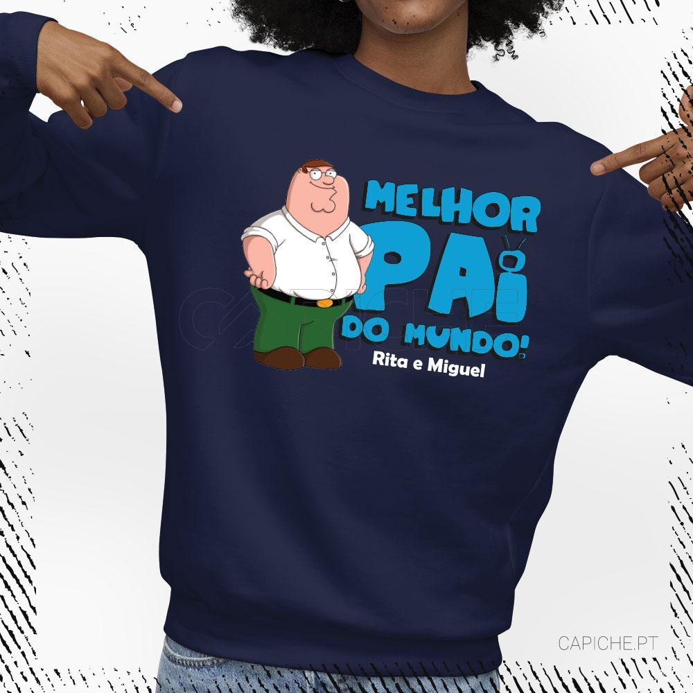 Sweater Peter Melhor Pai Do Mundo Capiche