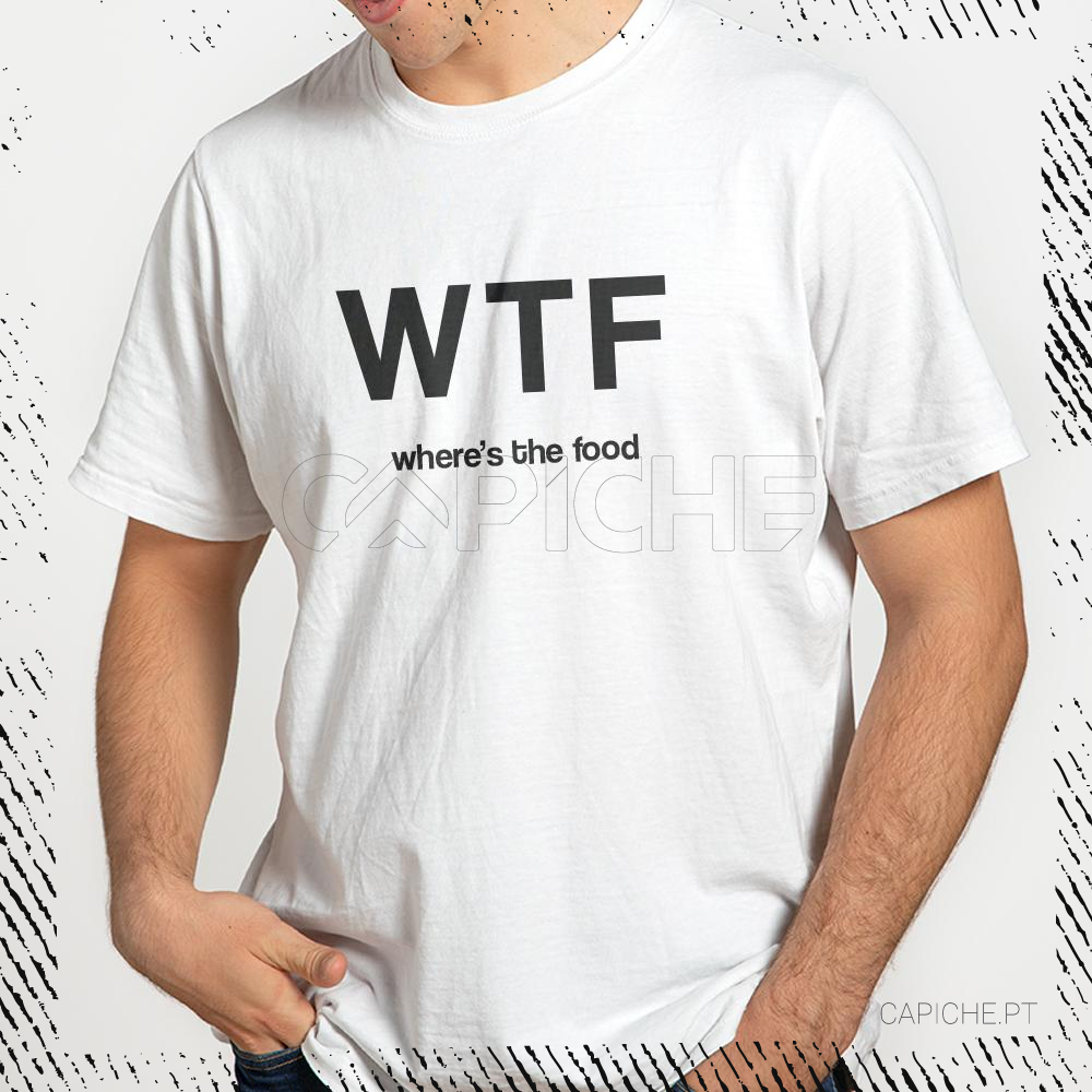 Tshirt Homem WTF - CAPICHE