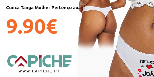 Cueca Tanga Mulher Pertenço ao.. - CAPICHE