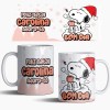 Caneca  Snoopy Natal