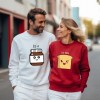 Sweater Casal Nutella e Pão