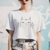 T-shirt Cropped CAT