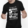 T-Shirt Contagem de Anos