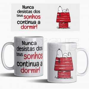 Caneca Desiste de Dormir