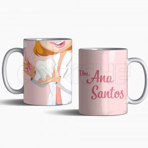 Caneca Dentista Personalizável