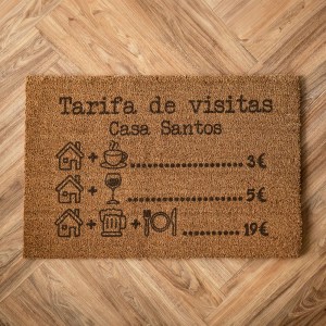 Tapete Tarifa de Visitas