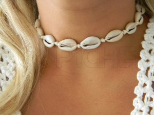 Choker de Buzios Naturais