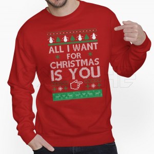 Sweater sem Capuz All I Want for Christmas is You