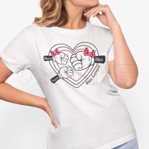 T-Shirt Punhos Mãe