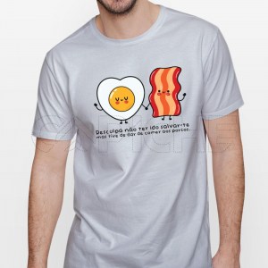 T-Shirt Ovo e Bacon