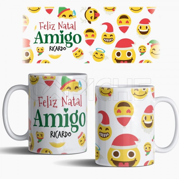 Caneca Natal Smiles 