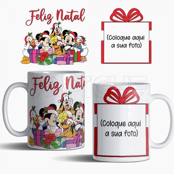 Caneca Família Mickey