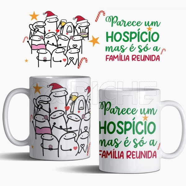 Caneca Parece um Hospício