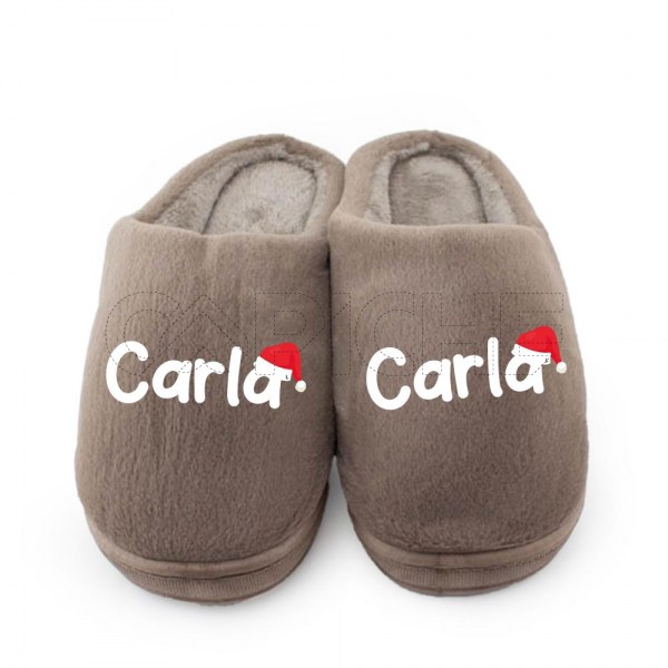 Chinelo Personalizado Pelucia nome