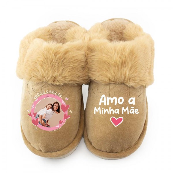 Chinelo Personalizado Mãe Foto