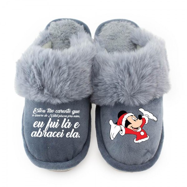 Chinelo Personalizado Minnie Carente