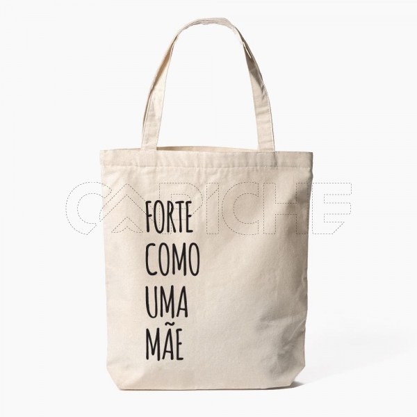 Saco Tote Bag Forte como Mãe