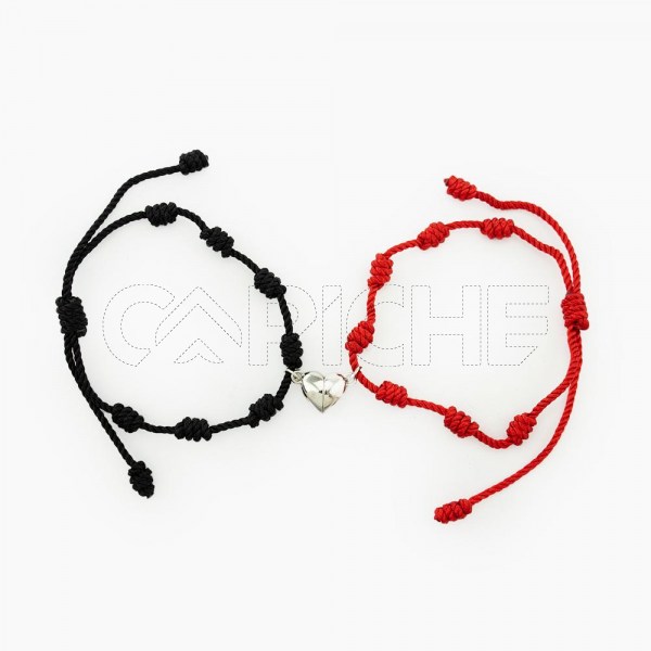 Conjunto de pulseira 7 nós