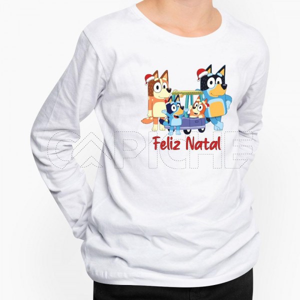 Sweater Feliz Natal Bluey