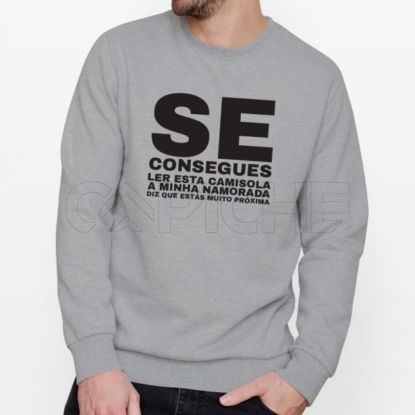 Sweater Se consegues Ler