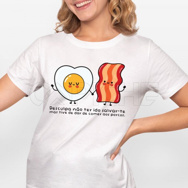 T-Shirt Ovo e Bacon