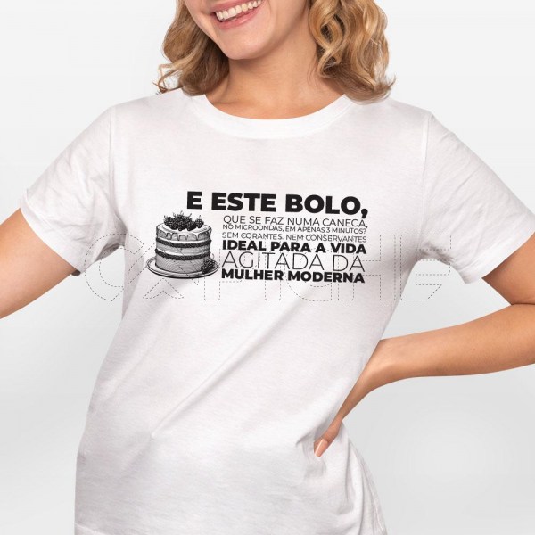 T-Shirt e este bolo...