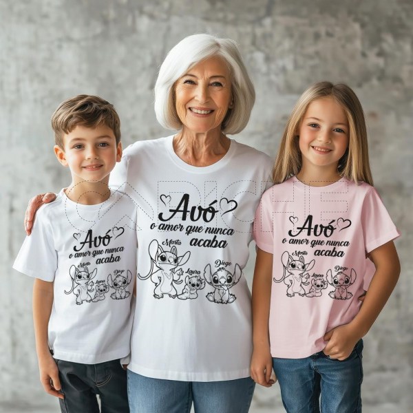 T-Shirt Avó Amor não acaba