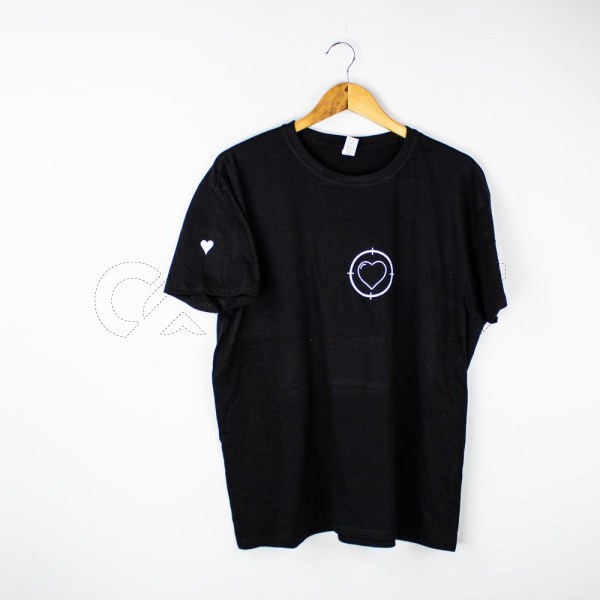 T-shirt Unisex Preto XL