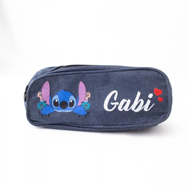 Estojo | Stitch | Azul | Gabi