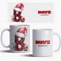 Caneca Natal Xadrex com nome