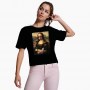 T-shirt Cropped Mona lisa Cool