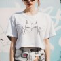 T-shirt Cropped CAT