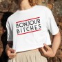 T-shirt Cropped Bonjour Bitches