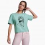 T-shirt Cropped  Cabeça estatua